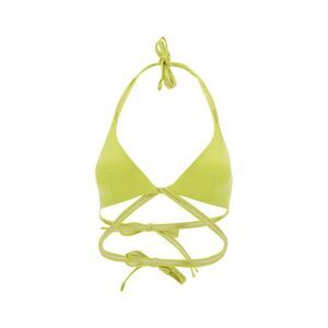 Exilia Bikini Top Halter Neck Lime Women Yellow Swimwear